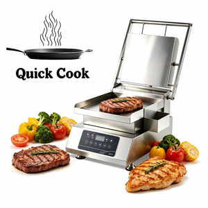 Plancha Antiadherente Multifuncional para <span class=keywords><strong>Restaurante</strong></span>, Apta para Calentar por un Lado, para Asar Filetes y <span class=keywords><strong>Alitas</strong></span> de Pollo, Compatible con Inducción - Product Image 1