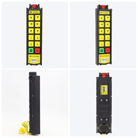Control Remoto Inalámbrico Industrial de 10 Teclas, Impermeable IP67, de Una Sola Velocidad, con Parada de Emergencia y Antiinterferencias para Grúa