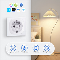 Bilihondim EU Mini Zigbee Plug Dimmer 200W Compatible Google Assistant 1 Canal Portée 30m Contrôle Sans Fil Installation Facile