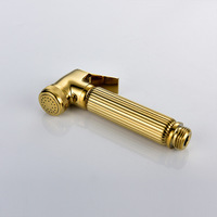 GEE-N Golden Shining Premium Laiton Salle De Bains De Poche Couches Bidet Robinet Pulvérisateur Ensemble De Toilette