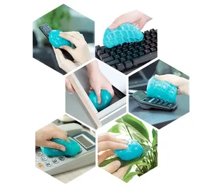 Multi-functional crystal mud car air outlet dust cleaning soft glue computer keyboard cleaning mud car wash tools