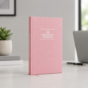 Journal <span class=keywords><strong>de</strong></span> luxe en lin, couverture en tissu rose, carnet à couverture rigide, doré à l'or fin, format A5, journal <span class=keywords><strong>de</strong></span> gratitude pour femmes, filles, cadeau pour meilleure amie - Product Image 4