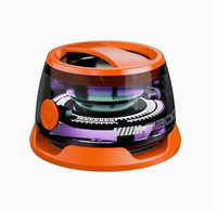 Cadeau d'entreprise promotionnel, solaire portable, alimenté par DC 1.5, pour haut-parleur V2.0, autonomie de la batterie de 15 à 20 heures, LED RVB, support de téléphone, radio FM