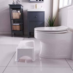 Bangku <span class=keywords><strong>Toilet</strong></span> Jongkok Modern 7 Inci Anti Selip, Dapat Ditumpuk, dengan Ottoman untuk Penggunaan di Kamar Tidur, Hotel, Rumah Sakit, Bahan Plastik - Product Image 1