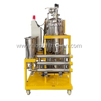 Nouvelle machine de purification d'huile hydraulique triphasée HOPU résistante au feu, purificateur d'huile à esters de phosphate, AC 380-415V, garantie 5 ans
