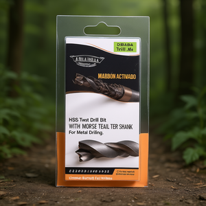 Foret hélicoïdal HSS avec queue conique Morse pour le perçage du métal - Product Image 3
