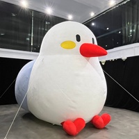Modèle de mouette géante gonflable personnalisée, peluche gonflable pour publicité, animal gonflable