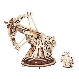 Robotime Rokr bricolage jouets assemblés à la main KW401 siège lourd Ballista 3D Puzzle en bois pour cadeau de nouveauté - Product Image 1