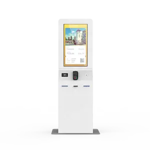 Besucher registrierung kiosk Touchscreen Warteschlangen Anfrage Maschine Self Ticket Maschine