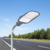 Lampadaires LED intelligents lumineux, étanches IP67, AC 150W, en alliage d'aluminium, pour extérieur, avec détecteur de mouvement, à intensité variable, température de couleur 3000K-6500K