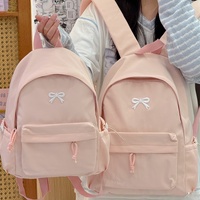 Mochila Escolar OEM para Niñas de Primaria y Secundaria, Pequeña, Linda, Estilo Moderno, de Alta Gama, Gran Capacidad, Lona, Poliéster