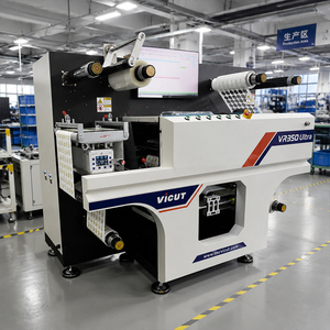 Max 10m/min Die Cutting <b>Speed</b> Multi-blade Digital Label Die Cutter VR350Ultra With Automatic Cutting Head Distance Adjustment - Product Image 4