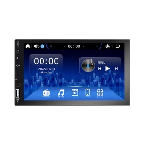 Henmall 7 pulgadas 2DIN Pantalla táctil universal Compatible con tarjeta SD y USB <span class=keywords><strong>Reproductor</strong></span> de DVD para automóvil BT incorporado - Product Image 1