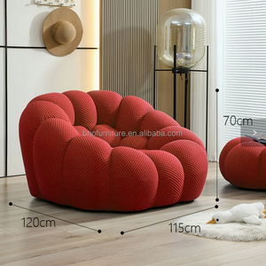Sillón Individual de Lujo Moderno, Económico, Directo de Fábrica, con Forma de Burbuja, Calabaza o Balón de Fútbol, para Dormitorio o Balcón - Product Image 5