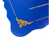 Tapis de jeu de Mahjong américain à bords festonnés, impression personnalisée, protection de table, support pour tuiles, jeu de cartes de poker