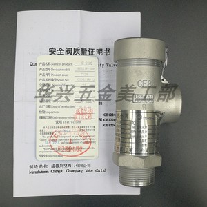 Chengdu Chuangkong Valve Safety Valve DN25 Threaded 25 <b>Bar</b> Industrial Use - Product Image 1