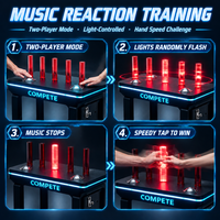 Machine de jeu d'amusement commerciale pour compétition de vitesse de réaction à 2 joueurs dans les bars et salles de billard