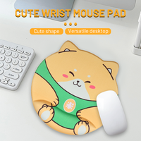 Promotion d'usine Gel 3D Anime tapis de souris mignon Corgi chien Silicone anti-dérapant tapis de souris pour cadeau bureau