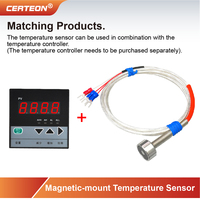 Sonde RTD magnétique PT100 PT1000 pour surface avec câble personnalisé usage industriel capteur de température de surface