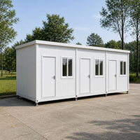 Maison conteneur extensible avec mur pliable pour une installation rapide sur site