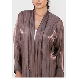 <span class=keywords><strong>Robe</strong></span> Abaya De soirée islamique en velours pour femmes musulmanes, nouvelle collection, meilleure vente - Product Image 3