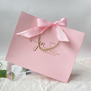 Bolsas de Papel de <span class=keywords><strong>Regalo</strong></span> con Logotipo Impreso Personalizado, Impresión de Grabado en Blanco de Lujo, para Boutique, Compras, Calzado y Ropa - Product Image 1