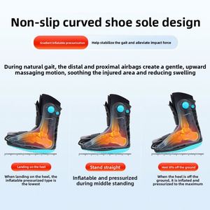 Penyangga Kaki Bernapas dengan Dua Kantung Udara untuk Fraktur Pergelangan Kaki Baru, Sepatu Tendon <span class=keywords><strong>Achilles</strong></span>, Perlindungan Profesional untuk Rehabilitasi - Product Image 5