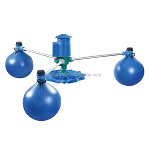 Farm Equipment Widely used 3 floating balls Hot selling 220v 2hp 1.5kw pond impeller aerator on sale