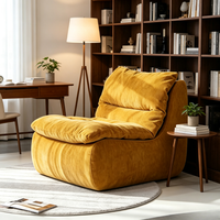 Canapé simple en tissu moderne et confortable pour petits appartements, avec housse amovible
