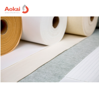 Tissu filtrant non tissé Aokai personnalisé pour températures moyennes et élevées, feutre filtrant pour l'industrie du ciment/de l'acier
