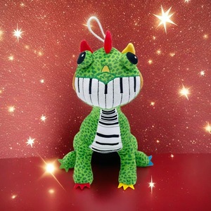 Nuevo Peluche Súper Suave de Dinosaurio Verde y León, Serie Nightmare <span class=keywords><strong>Critters</strong></span> Bobby 4, con Relleno de Algodón PP Lavable - Product Image 3