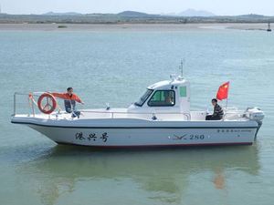 GOLDLUCK Yacht de sport 28ft/8.62m Bateau de pêche en fibre de verre Catamaran Voile Yacht Bateau de luxe - Product Image 3