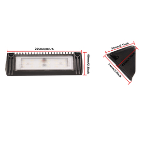 Nueva Barra de Luz LED de Aluminio de <span class=keywords><strong>13</strong></span> Pulgadas, 12-28V, 18W, para RV, Remolque, Caravana, Todoterreno, UTV, Iluminació<span class=keywords><strong>n</strong></span> de Toldo - Product Image 3