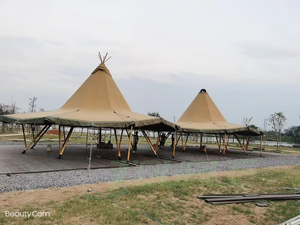 Tenda Tipi Indiana di Lusso Impermeabile per Eventi, Matrimoni, Feste, Fiere, <span class=keywords><strong>Campeggio</strong></span> e Glamping - Product Image 2