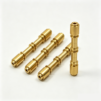 High Precision CNC Machined Brass for Machining Multi-Step Cylindrical Pin Broaching for Custom Instrument Assembly Fittings