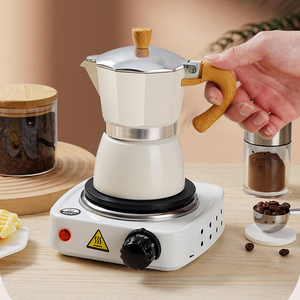 Juego de Cafetera Espresso Portátil de 7 Piezas, Tetera para Estufa, Herramientas de Barista, Cafetera MOKA, Caja de Regalo Premium con Molinillo - Product Image 3