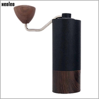 XEOLEO Hand Crank Máy Xay Cà Phê Xách Tay Hạt Cà Phê Máy Phay Nhôm Cà Phê Miller 35 Gam Hình Nón Burr Máy Xay