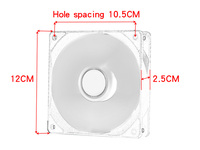 Ventilador de Enfriamiento para CPU QiuzAim Prism 8Pro PWM 5V ARGB con Control de Velocidad Inteligente de 4 Pines y 12V y Sincronización de Iluminación RGB con Placa Base para Caja/Radiador de PC