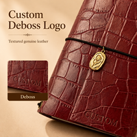 Carnet en cuir PU effet crocodile, couverture rigide, étui de protection, format A5, logo personnalisé, journal d'affaires, agenda de luxe