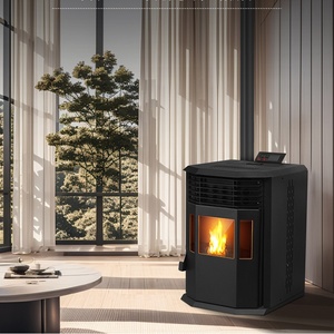 10kW automatique moderne intérieur brûleur à <span class=keywords><strong>bois</strong></span> biomasse poêle à granulés <span class=keywords><strong>chauffage</strong></span> <span class=keywords><strong>central</strong></span> de l'eau autoportant pour cheminées domestiques cheminée - Product Image 1