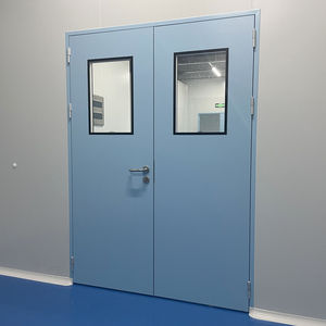 Porte médicale - Porte battante hygiénique hermétique pour salle d'hôpital - Ensembles de portes de salle blanche modulaires - Porte d'usine <span class=keywords><strong>pharmaceutique</strong></span> - Product Image 4