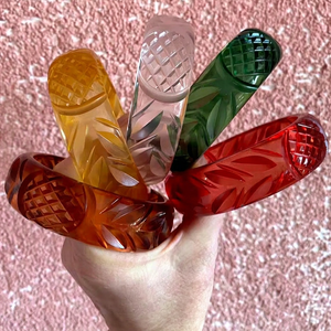 Handmade Large Resin Bangles Chunky Thick <b>Bracelet</b> Fashion Jewelry Fashion Accessories - Product Image 1