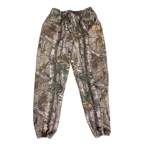 Camo Camouflage Soft Brown Slim Fit Upland waterbird pantalone da caccia in lana larga per uomo