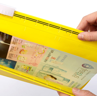 Carpeta de Anillas de PU con Clip para Colgar Papel A4, Carpeta Personalizada con Logotipo, Carpeta de Documentos para Oficina, Estudiantes Escolares