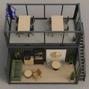 منزل متنقل قابل للطي بطول 40 قدمًا، منزل صغير جاهز، منزل حاوية مسبق الصنع بغرفتي نوم، منزل حاوية قابل للتوسيع - Product Image 2