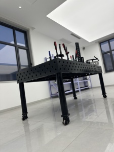 Tavolo da Saldatura in Acciaio Economico 1500x1000mm con Fori a Griglia da 16mm, Nuovo, per Uso Didattico Fai-da-te, Stazione di Saldatura Economica - Product Image 2