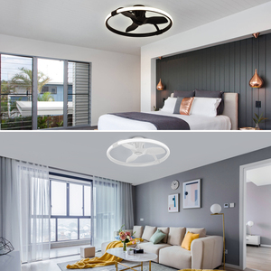 24inch 32inch điện điều khiển từ xa LED quạt trần hiện đại sang trọng 3 lưỡi ABS phòng ngủ <span class=keywords><strong>Fan</strong></span> Trần - Product Image 4