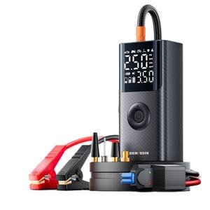 Arrancador de Coches Derussin con Bomba de Aire, Cargador de Batería Inteligente Todo en Uno, Pantalla Dual, Corriente Máxima de 300A, Iluminación LED para Automóviles de Pasajeros - Product Image 5