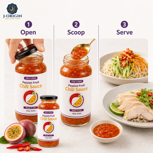 Salsa de Chile con Maracuyá Lista para Usar, Salsa para Mojar con Sabor del Sudeste Asiático, para Restaurantes, Venta al por Menor, Marca Privada, Suministro a Granel - Product Image 4