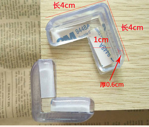 Protezione per angoli a prova di bambino ecologica per la produzione di protezione per bambini da <span class=keywords><strong>tavolo</strong></span> in <span class=keywords><strong>vetro</strong></span> adesivo a forma di L - Product Image 6